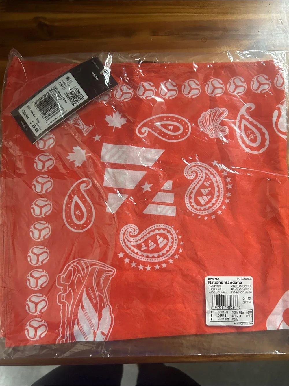 World Cup Bandana New in package.